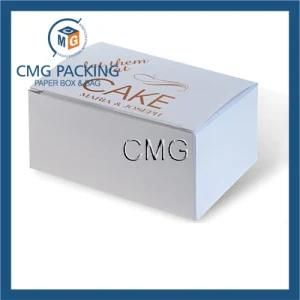 Custom White Paper Cake Box Packaging Box