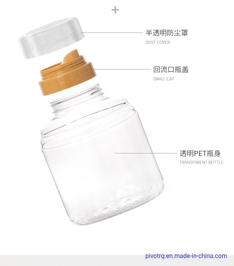 1000g 500g 360ml 720ml Plastic Pet Honey Syrup Beverage Jam Bottle