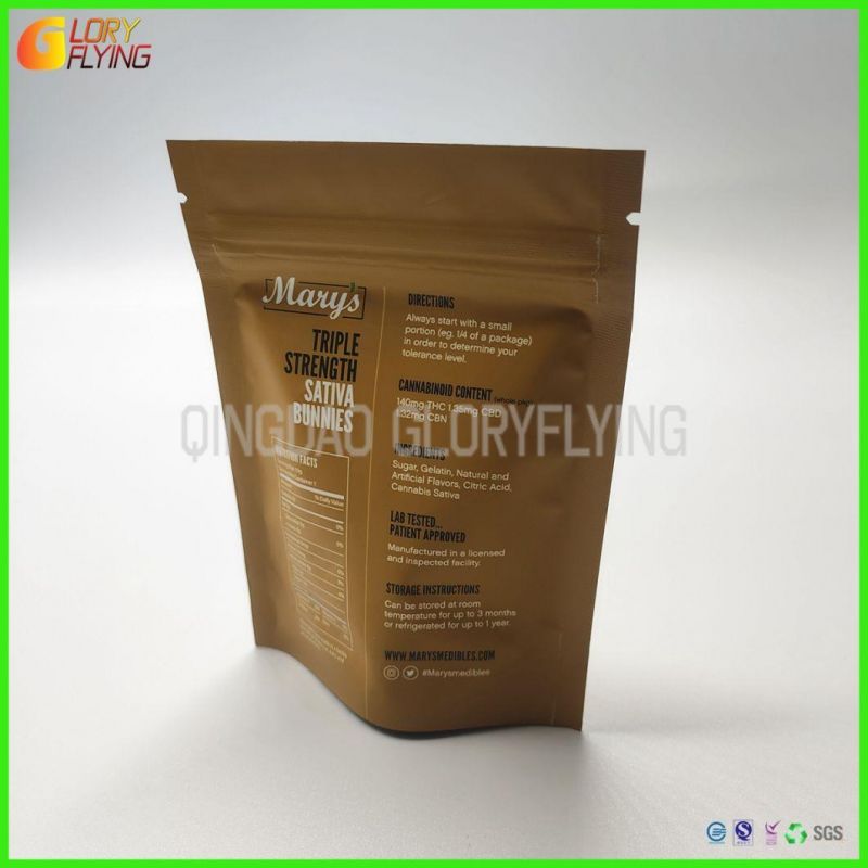 Wholesale Bisphenol a Free Custom Printing Waterproof, Leakproof, Fruit and Vegetable Food, Tobacco Storage Can Be Re-Closed Zipper Slider Zipper Bag