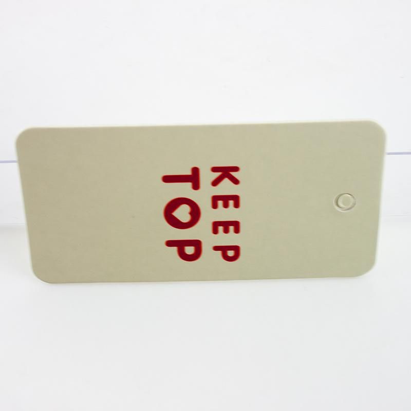 Custom Paper Clothing Tag, Cheap Garment Hangtag