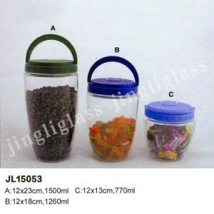 Unique Design Storage Glass Jar/ Glass Jar