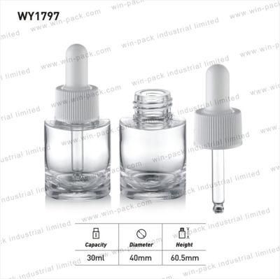 Empty Clear Cosmetic Plastic Dropper Bottle 70ml 100ml with High Quality Low Price