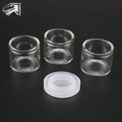 Premium Vials 6ml Glass Storage Jar with Plastic Cap