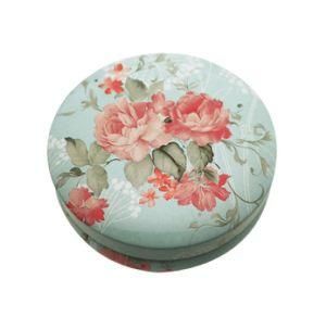 Tin-Tin Box with Korean Style Floral Pattern