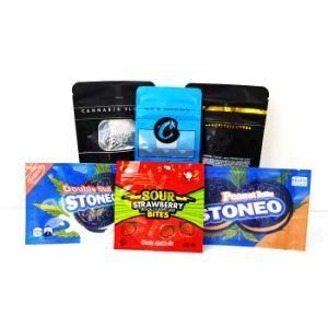 Custom Printed Mylar Bags Stoner Patch Stoneo Jungle Boys Cookie Bag Soft Touch Smell Proof Zip Lock Bags for Edibles