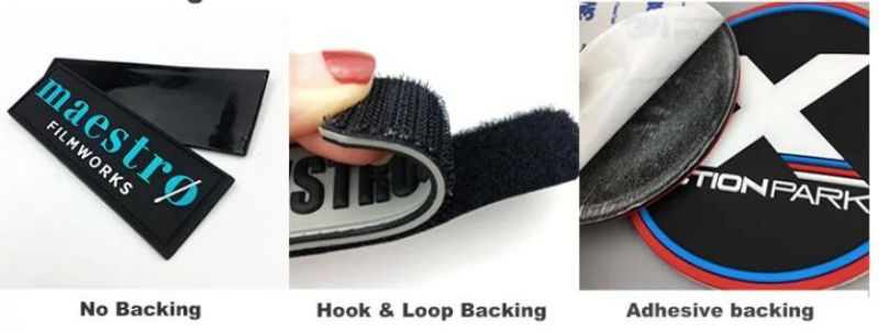 High-Quality Custom Embossed 3D Soft PVC Labels Patch Rubber Silicone Logo Label for Clothing