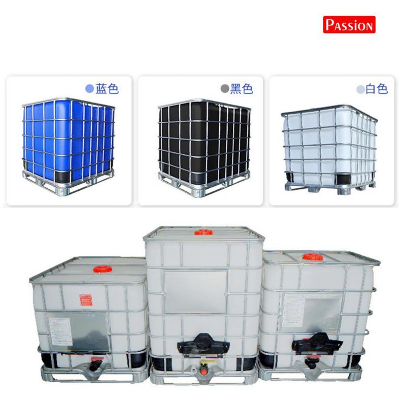 1000L Chemical Liquid Turnover Barrel for Forklift with Iron Frame