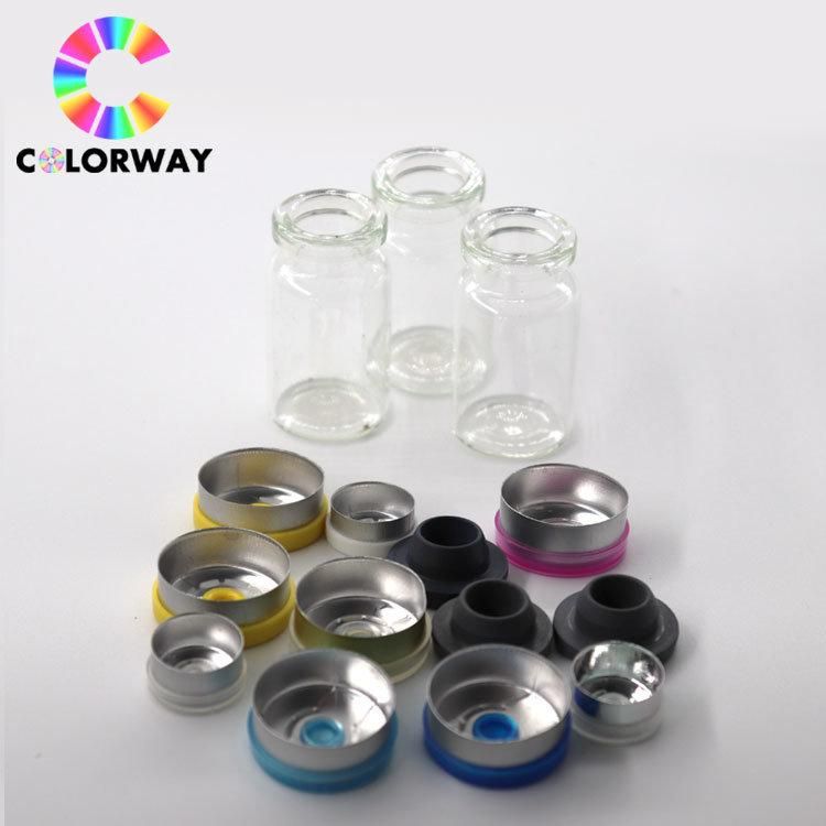 Custom Embossed Debossed Logo Printed Sterile Injection 2ml/5ml/20ml/30ml/50ml/10ml Steriod Brown Amber Transparent Clear Frosty Matte Plating Coated Glass Vial