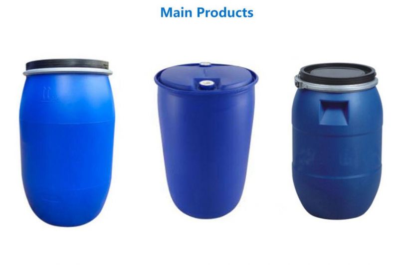 Food Grade 200L HDPE Plastic Drum/55 Gallon Barrel with Closed Top