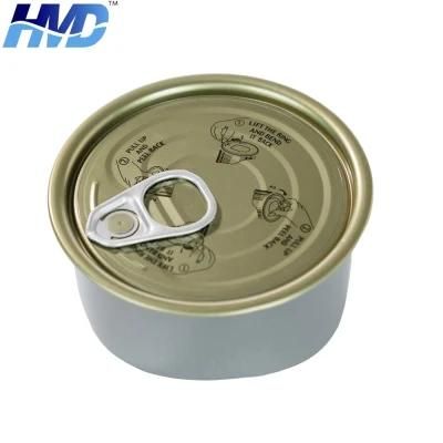 Wholesale Food Grade 2PC Empty Sardine Fish Can for Fish Packing