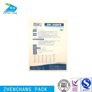 Disposable Protective Clothing Packaging Bags with Paper and Plastic Laminated High Quality Custom