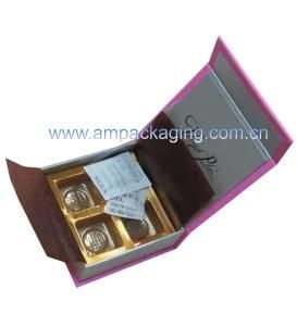Chocolate Packaging with Gold Vacuumform Insert