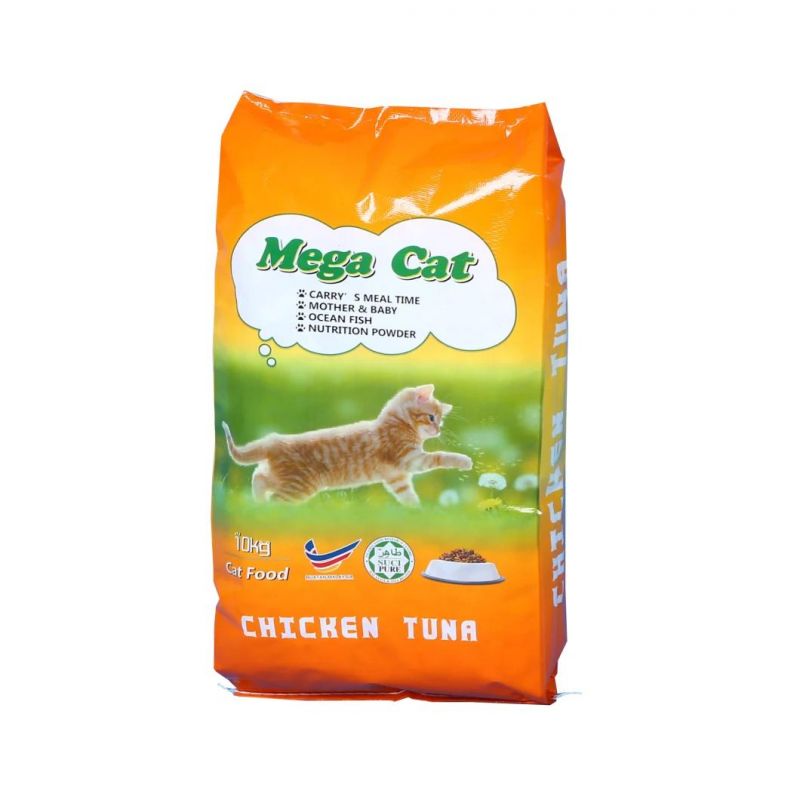 Customized Durable 20kg 25kg 50kg Pet Food Packing Recyclable BOPP Laminated PP Woven Bag for Feed Bag Package