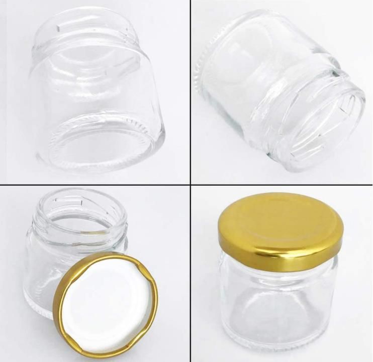 25ml Glass Bottle Mini Honey Jar for Honey Jam with Metal Cap