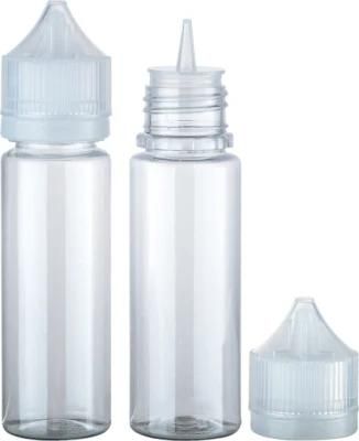 Pet04 20ml Factory Plastic Pet Dispenser Packaging Water E-Juice Crew; Tamperproof Cap; Storage Bottles for Essential Oil Sample