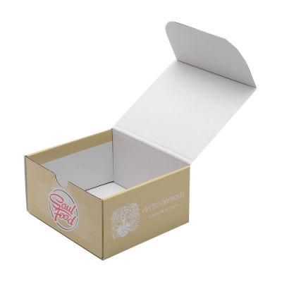 Custom Logo Printed Corrugated Cardboard Paper Tuck Top Packing Packaging Gift Box