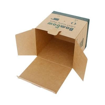 China Custom Logo Printed Cardboard Paper Recycle Sanitary Towel Box Manufacturer Supplier Factory