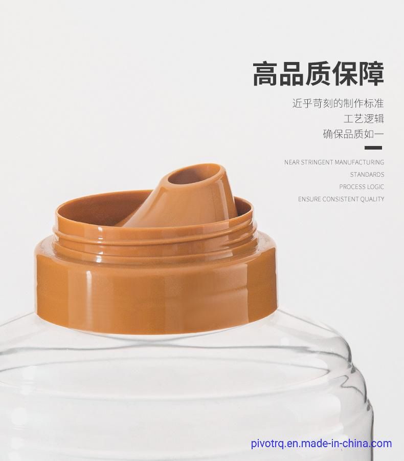 1000g 500g 360ml 720ml Plastic Pet Honey Syrup Beverage Jam Bottle