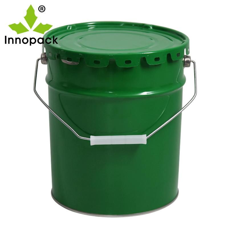 20L Lock Ring Tin Pails/ 25L Hobbocks Metal Paint Bucket.