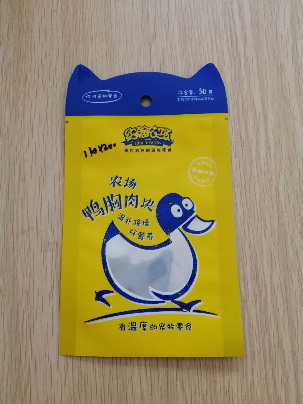 Printed Plastic Special Shape Bag Used for Pet Snacks or Human Food