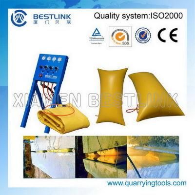 Air Pushing Bag for Granite Block Cutting