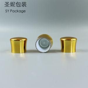 28mm UV Gold Color Crown Shape Plastic Bottle Screw Caps