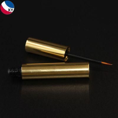 3ml Custom Color Plastic Cosmetic Empty Shiny Gold Color Liquid Eyeliner Tubes