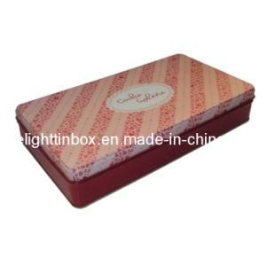 Rectangular Tin/Metal Can/Box for Candy, Chocolate, Cookies, Biscuits (DL-RT-0289)