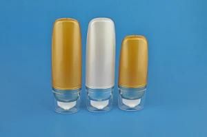 30ml/ 50ml Plastic Cosmetic Handstand Airless Bottle Pump