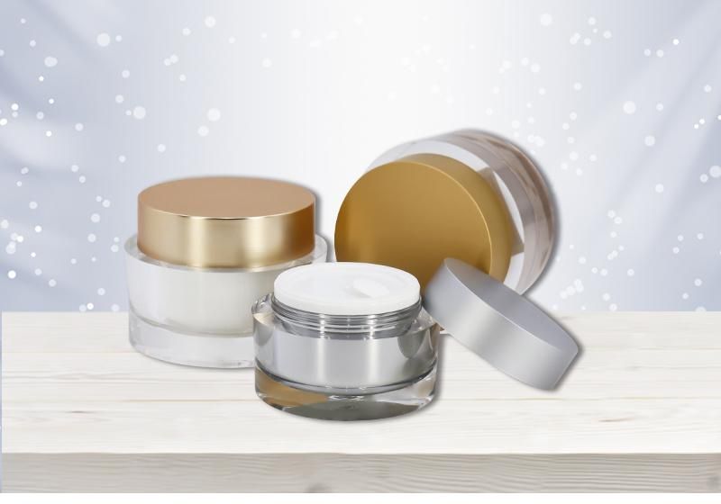 OEM Skin Care Packaging Acrylic PP 30g 50g Luxury Cosmetics Cream Jar