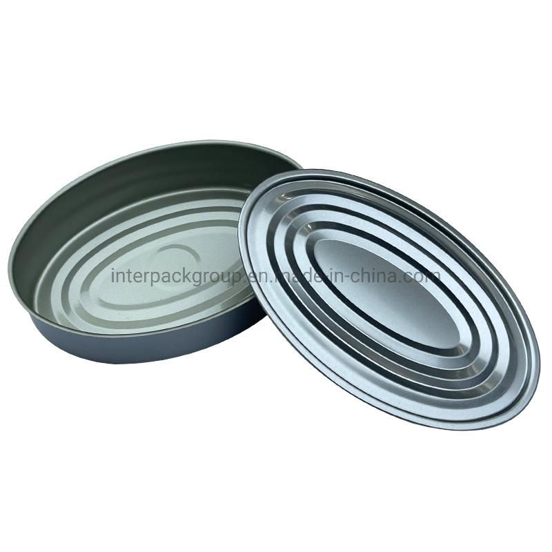 601# Normal Top Lid for 2 Piece Sardine Food Can