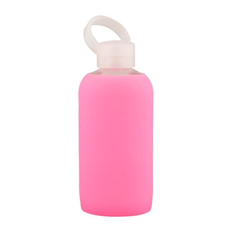 High Quality Glass Water Feeding Bottle Cover/Bottle Sleeve Silicone Cover Protect Insulating Glass Beverage Bottles
