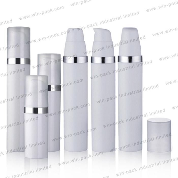 China Supply Cosmetic Lotion Airless Pump Bottle 15ml 30ml 50ml Facial Care Packing