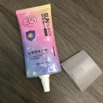 30ml Hand Cream Flexible PE Tube Packing Container with Octagon Cap