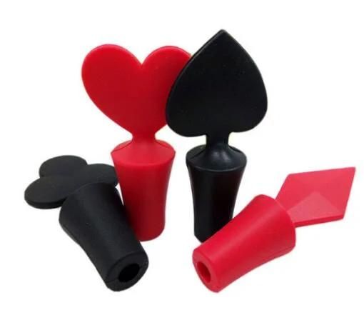 Creative Poker Silicone Wine Bottle Stopper