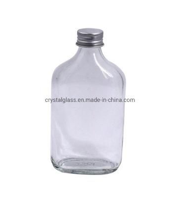 200ml Transparent Glass Beverage Bottle with Aluminium Cap