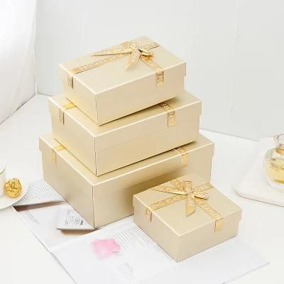 Custom Whosale Butterfly Ribbon Festival Gift Christmas New Year Cardboard Logo Printing UV Spot Give Box