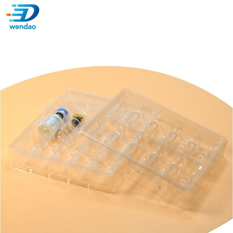 10ml Vials Plastic Tray Plastic Vial Tray Disposable Insert 2ml 10ml Vials Plastic Medical Tray
