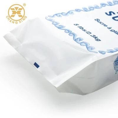 Moisture Proof Custom Logo Printing Plastic Sugar Bag Side Gusset Packaging