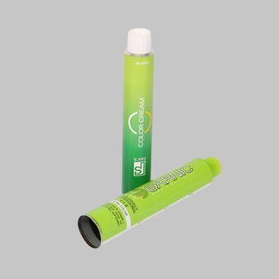 Hair Dye Empty Metal Squeeze Tubes with Epoxy Phenolic Inner Coating