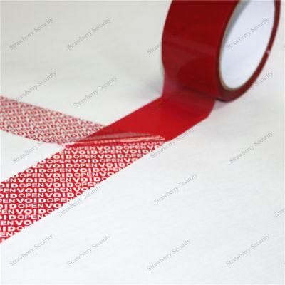 Anti Counterfeiting Tamper Evident Custom Printing Security Tape Void Tape