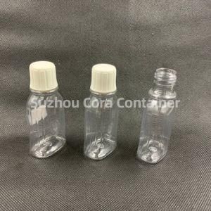 97ml Neck Size 24mm Pet Plastic Cosmetic Bottle with Screwing Cap