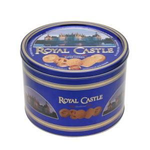 Luxurious Round Tin Box for Cookies and Candy-Nc2968