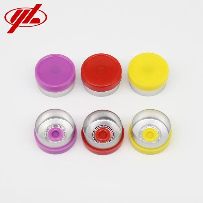 13mm 20mm 32mm Pharmaceutical Injection Aluminum Plastic Combination Flip off Crimp Vial Cap