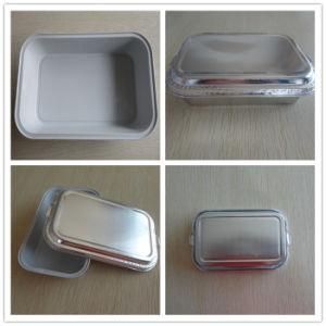Disposable Coated Inflight Airline Foil Lunch Container