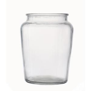 Essential Safety Empty Clear Round Compact Reusable Glass Food Jar 100ml 250ml 500ml