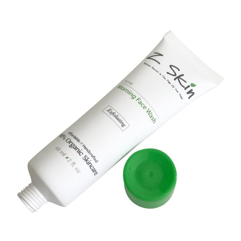 Custom 60ml Empty Squeeze Cosmetics Plastic Packaging Soft Tube
