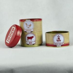 Airtight Lid Round Shape Tin Can with Custom Prnting Wholesale