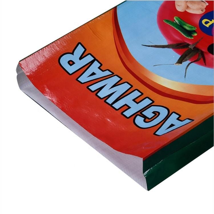 Customized Durable Square Bottom 50kg Kraft Paper PP Valve Bag