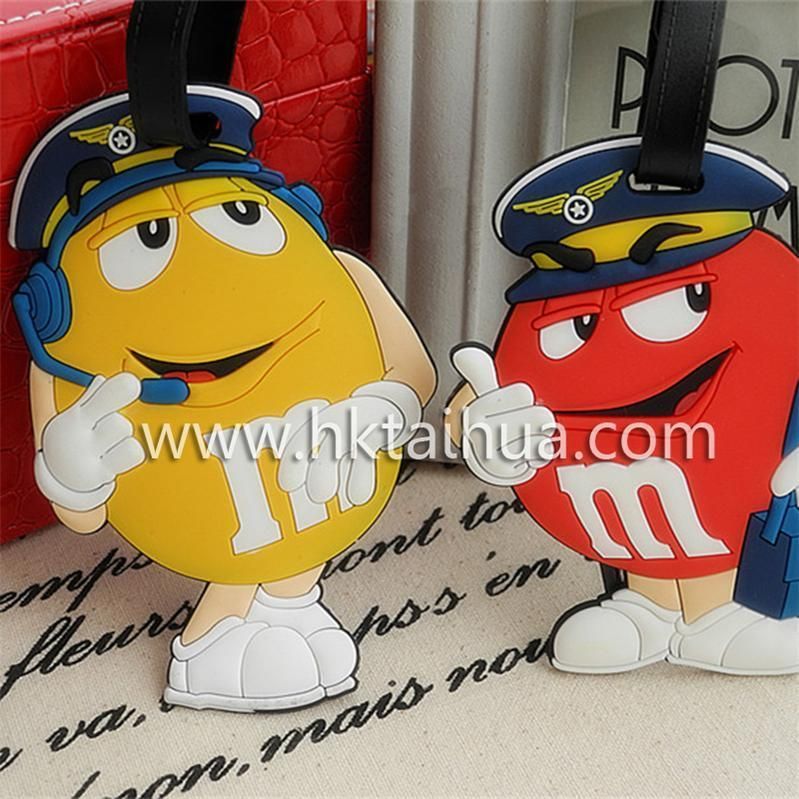 Cartoon Card Soft PVC Luggage Tag